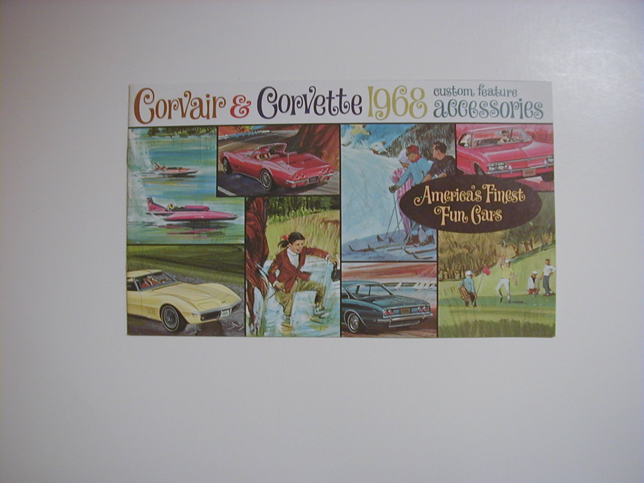Corvette & Corvair Custom Feature Accessories Brochure, 1968